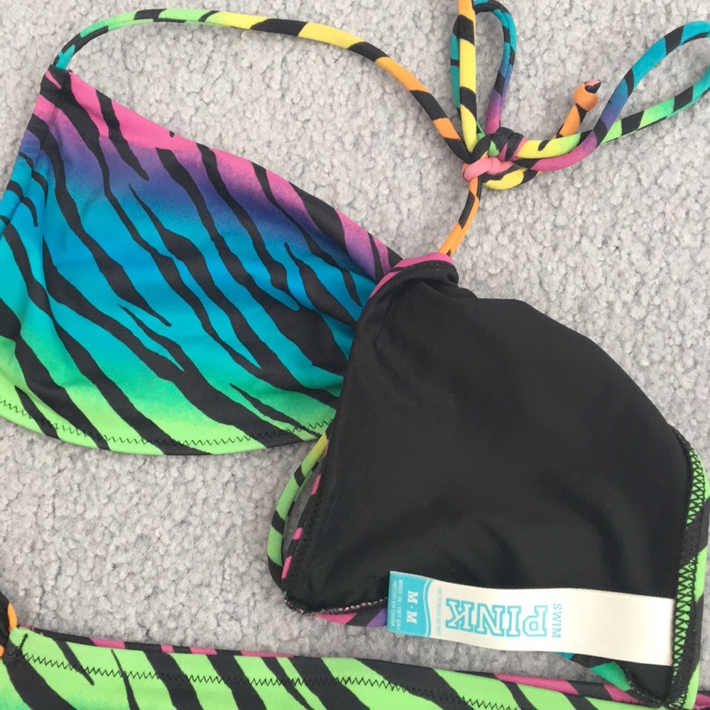 Pink Patterned Bikini - image 3